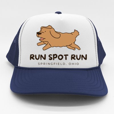 Springfield Ohio Run Spot Run Trucker Hat