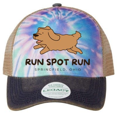 Springfield Ohio Run Spot Run Legacy Tie Dye Trucker Hat