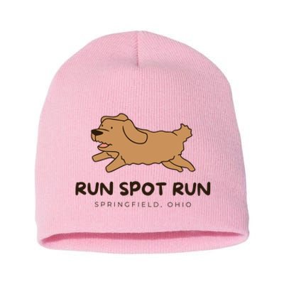 Springfield Ohio Run Spot Run Short Acrylic Beanie