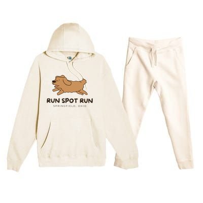 Springfield Ohio Run Spot Run Premium Hooded Sweatsuit Set