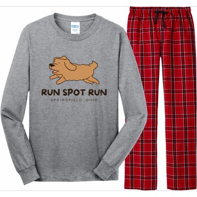 Springfield Ohio Run Spot Run Long Sleeve Pajama Set