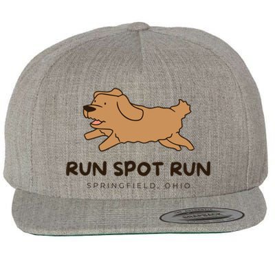 Springfield Ohio Run Spot Run Wool Snapback Cap