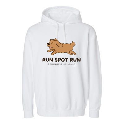 Springfield Ohio Run Spot Run Garment-Dyed Fleece Hoodie