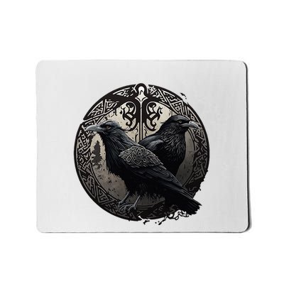 Scandinavian Odin R.A.V.E.N.S Mousepad