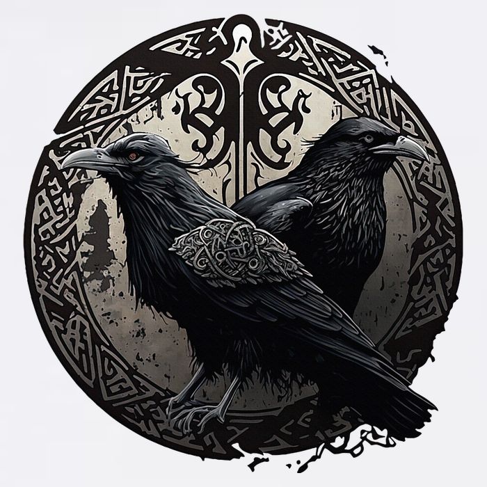 Scandinavian Odin R.A.V.E.N.S Mousepad