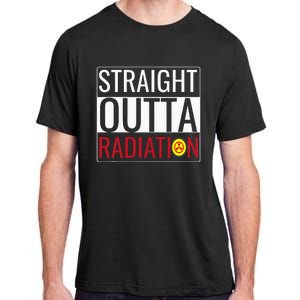 Straight Outta Radiation Chemotherapy Survivor Cancer Adult ChromaSoft Performance T-Shirt