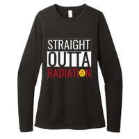 Straight Outta Radiation Chemotherapy Survivor Cancer Womens CVC Long Sleeve Shirt