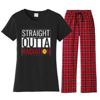 Straight Outta Radiation Chemotherapy Survivor Cancer Women's Flannel Pajama Set