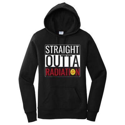 Straight Outta Radiation Chemotherapy Survivor Cancer Women's Pullover Hoodie