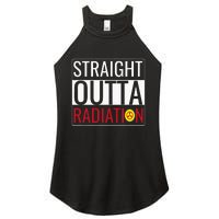 Straight Outta Radiation Chemotherapy Survivor Cancer Women's Perfect Tri Rocker Tank