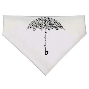 Sound Of Rain Umbrella Of Music Notes USA-Made Doggie Bandana