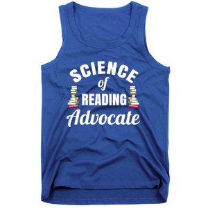 Science Of Reading Advocate Teacher Parent Literacy Funny Gift Tank Top