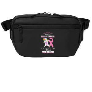 Sorry Breast Cancer You Picked The Wrong Warrior Crossbody Pack