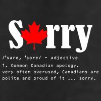 Sorry Definition Canadian Apology Adult Drive Performance Visor