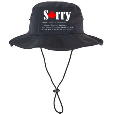 Sorry Definition Canadian Apology Legacy Cool Fit Booney Bucket Hat