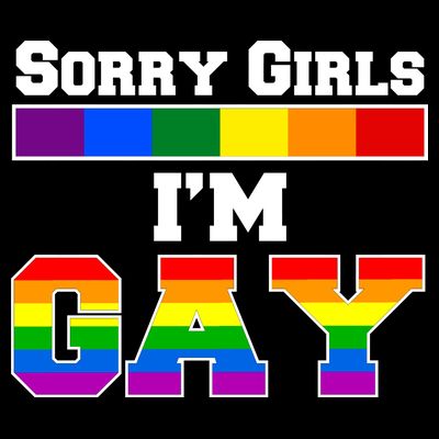 Sorry Girls I'm Gay T-Shirt