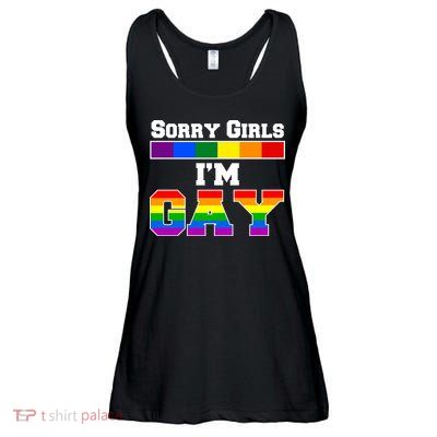 Sorry Girls I'm Gay Ladies Essential Flowy Tank