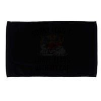 Sorry I Cant I Have Plans With My Cat Funny Microfiber Hand Towel