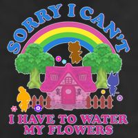Sorry I Can't I Have To Water My Flowers Golf Towel