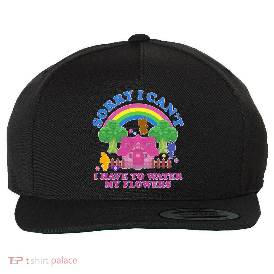 Sorry I Can't I Have To Water My Flowers Wool Snapback Cap