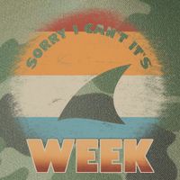 Sorry I Can't It's Shark Week Legacy Tie Dye Trucker Hat