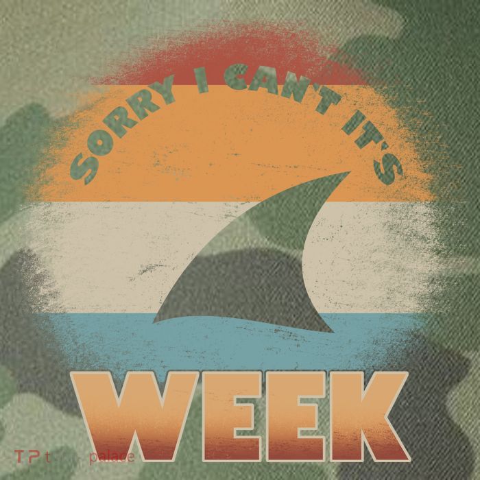 Sorry I Can't It's Shark Week Legacy Tie Dye Trucker Hat