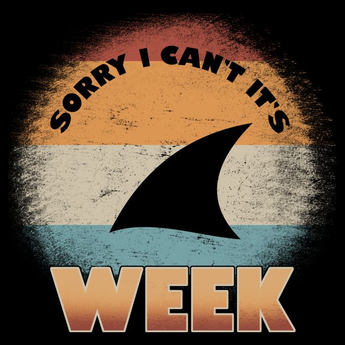 Sorry I Can't It's Shark Week 16oz Travel Tumbler