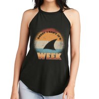 Sorry I Can't It's Shark Week Women's Perfect Tri Rocker Tank