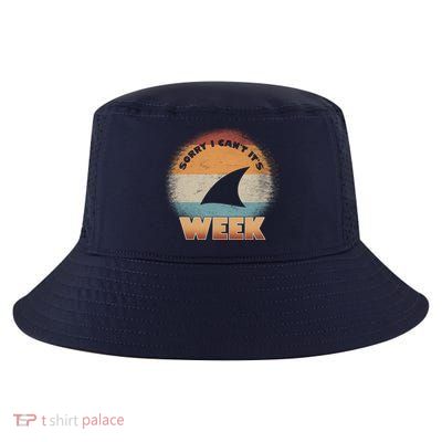 Sorry I Can't It's Shark Week Cool Comfort Performance Bucket Hat
