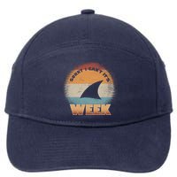 Sorry I Can't It's Shark Week 7-Panel Snapback Hat
