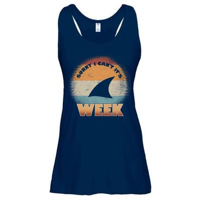 Sorry I Can't It's Shark Week Ladies Essential Flowy Tank