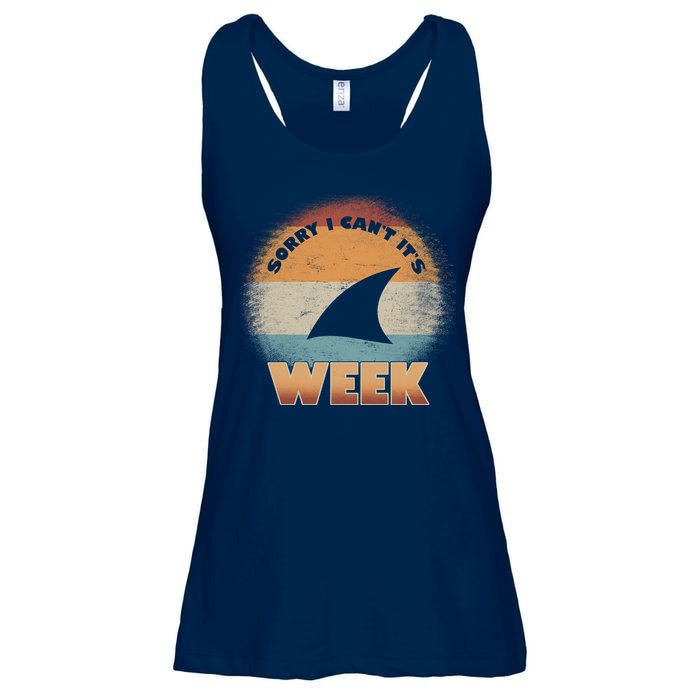 Sorry I Can't It's Shark Week Ladies Essential Flowy Tank