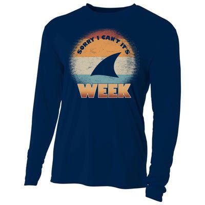 Sorry I Can't It's Shark Week Cooling Performance Long Sleeve Crew