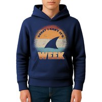 Sorry I Can't It's Shark Week Kids Hoodie