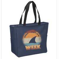 Sorry I Can't It's Shark Week Zip Tote Bag