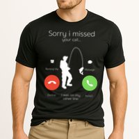 Sorry I Missed Your Call I Was On My Other Line Fishing Joke Performance Shirt