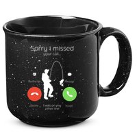 Sorry I Missed Your Call I Was On My Other Line Fishing Joke 15oz Campfire Ceramic Mug