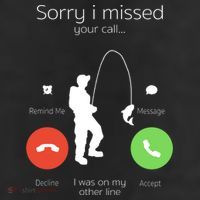 Sorry I Missed Your Call I Was On My Other Line Fishing Joke Trucker Hat