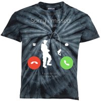 Sorry I Missed Your Call I Was On My Other Line Fishing Joke Kids Tie-Dye T-Shirt