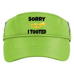 Sorry I Tooted Trumpet Adult Drive Performance Visor