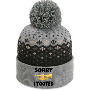 Sorry I Tooted Trumpet The Baniff Cuffed Pom Beanie