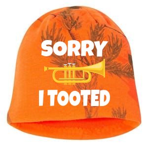 Sorry I Tooted Trumpet Kati - Camo Knit Beanie