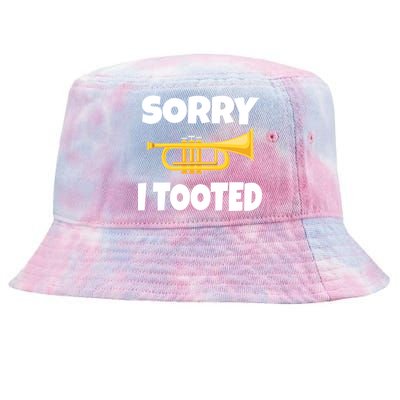 Sorry I Tooted Trumpet Tie-Dyed Bucket Hat