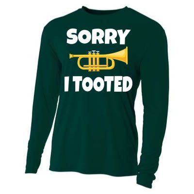 Sorry I Tooted Trumpet Cooling Performance Long Sleeve Crew