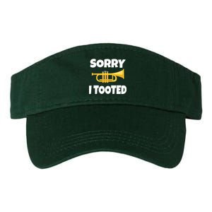 Sorry I Tooted Trumpet Valucap Bio-Washed Visor