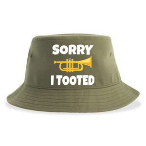 Sorry I Tooted Trumpet Sustainable Bucket Hat