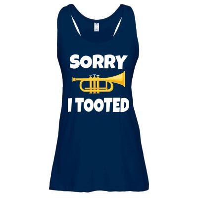 Sorry I Tooted Trumpet Ladies Essential Flowy Tank