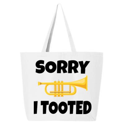 Sorry I Tooted Trumpet 25L Jumbo Tote