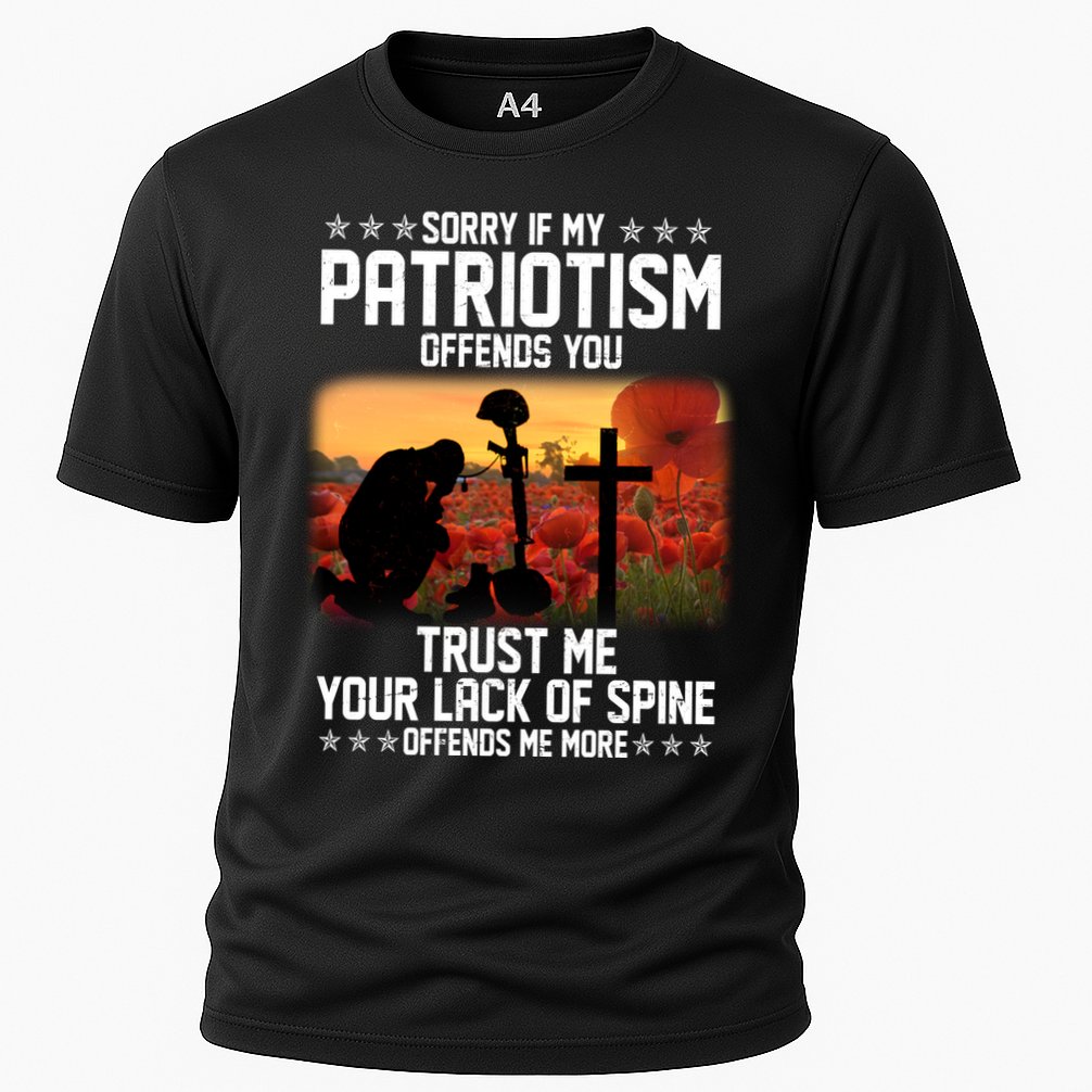 Sorry If My Patriotism Offends You Cooling Performance Crew T-Shirt