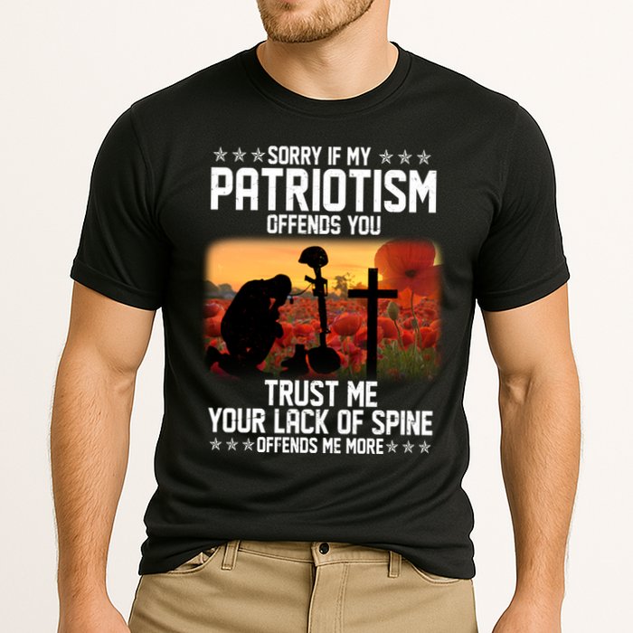 Sorry If My Patriotism Offends You Cooling Performance Crew T-Shirt